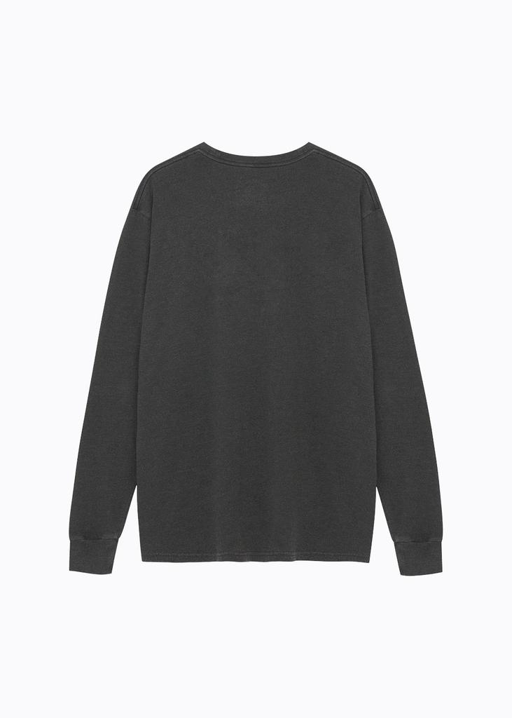 LIMELIGHT APPAREL Pigment Star Logo Long Sleeve T-Shirt (Black/Blue)