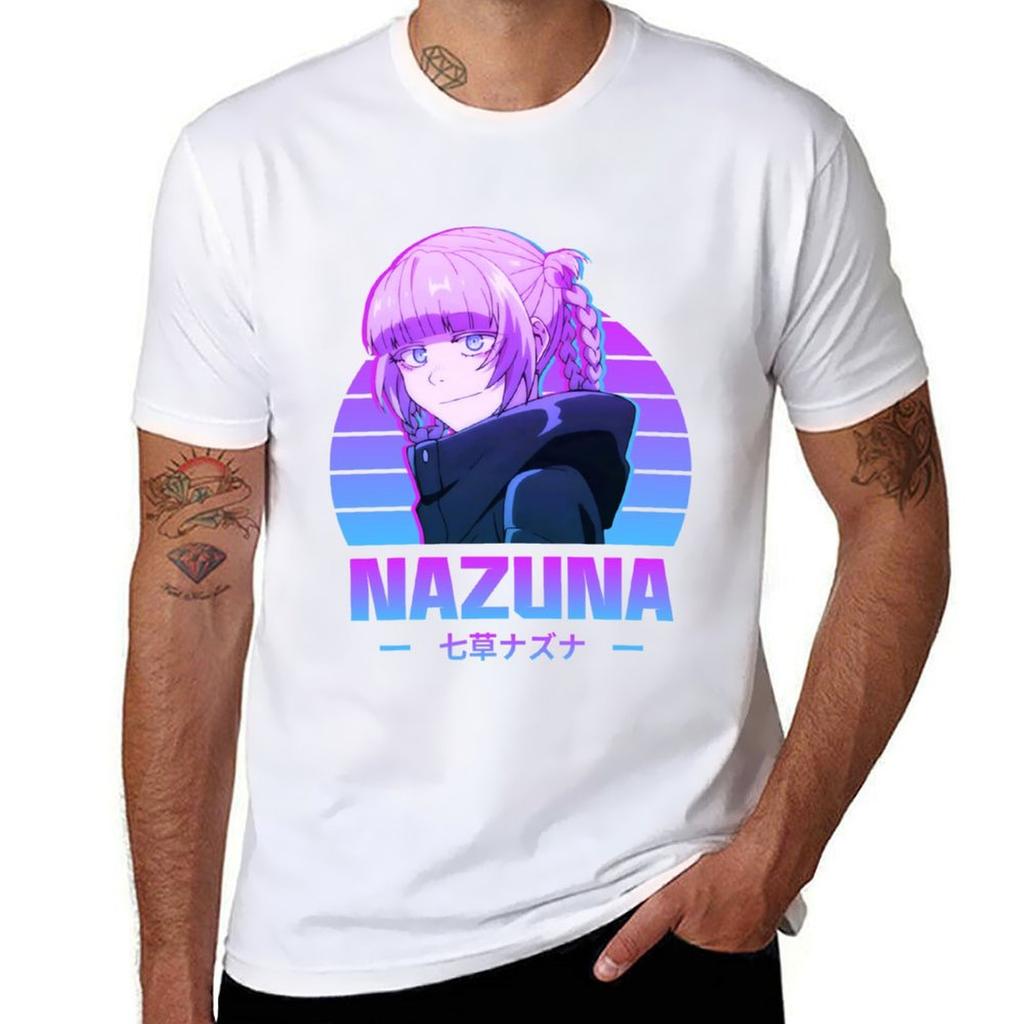 Call of the Night - Nazuna Retro T-Shirt Classic Print Short Sleeve Shirt