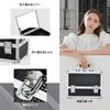 Joligrace Makeup Large Professional Cosmetic Storage Makeup Box with Cosmetic Makeup Nail Cosmetic Lockable Box, Capacity, Grade, Box, Mirror, 3-Tier
