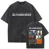 Washed Vintage Rapper Alvaro Diaz Felicilandia Graphic T-shirt Men Women Clothing Hip Hop Fashion Ov2683