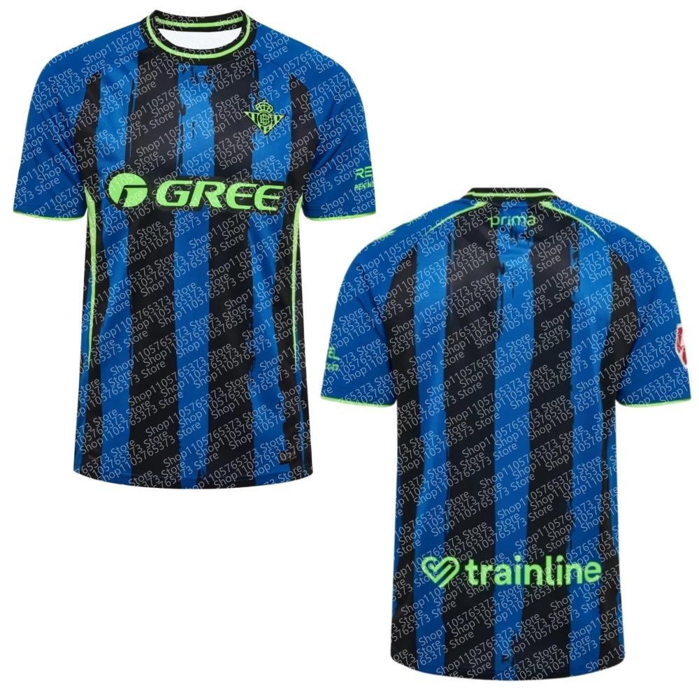 2026-27 Estate Nuova Maglia da Calcio Betis Casa Unisex Stampa 3D Manica Corta Sportiva Comoda T-shirt Casual Famiglia Bambini Tee
