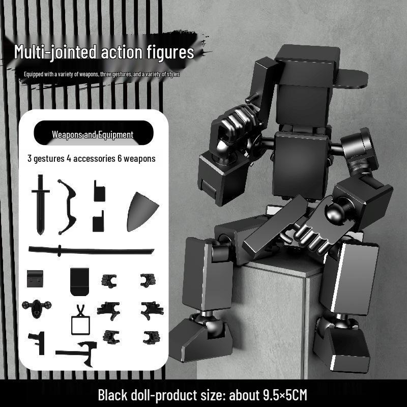 Lucky 13 Jointed 3D Printed Movable Figure - Children's Decompression Toy Ornament