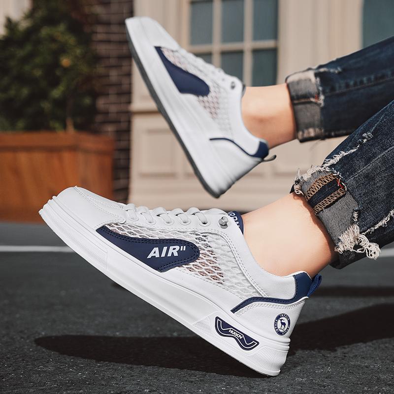 Mesh Schuhe für Herren Sommer Atmungsaktive Sneaker Lässig Outdoor Laufen Tennis Plateau Sport Wandern Designer Luxus Slipper