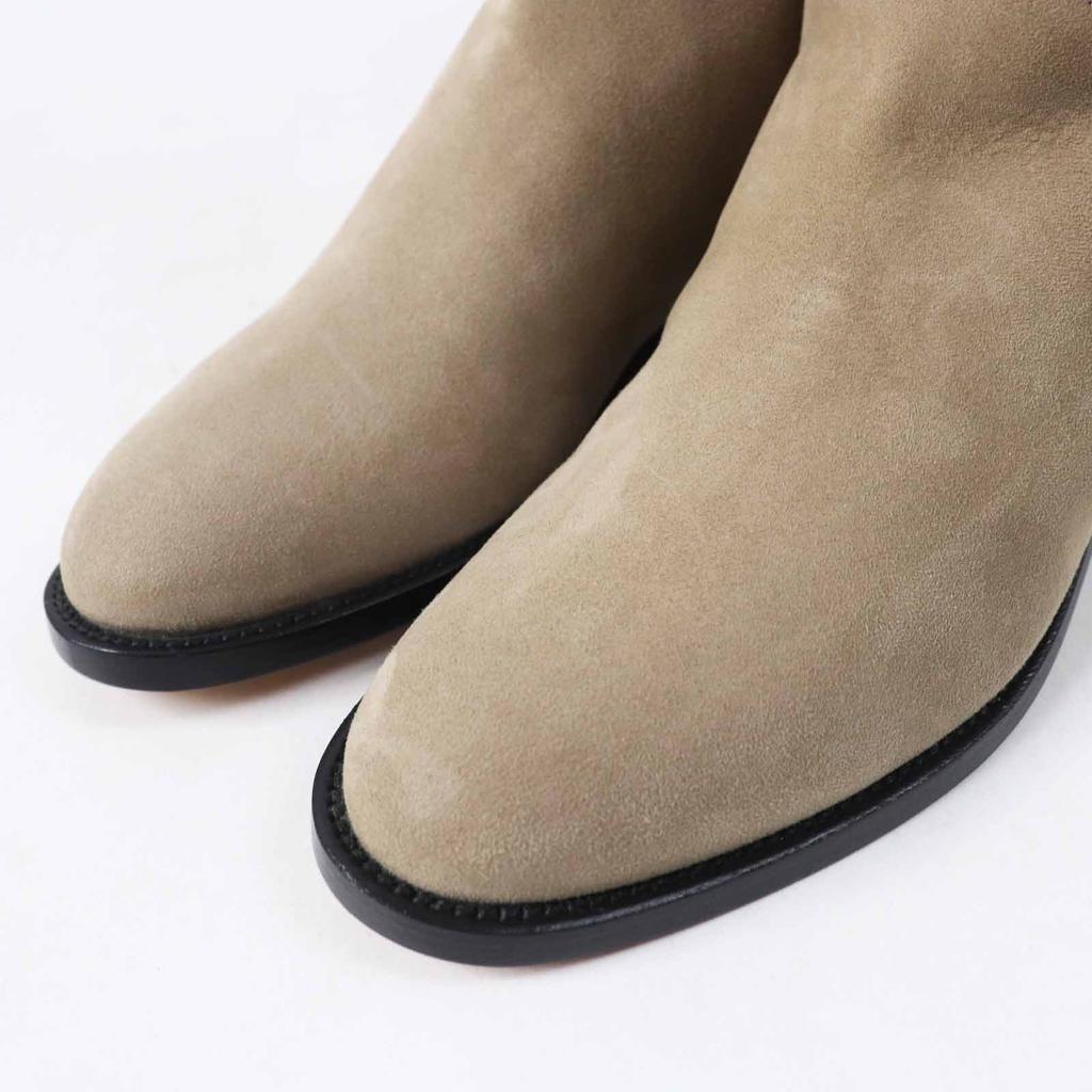 HERMES Knee-high boots Kelly Buckle Jumping Boots / beige sabre Chevre Veroa 34 Used