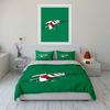 Green 7UP Logo Design Bedding Set Print Bedding Set Duvet Cover Pillowcases (1* Duvet Cover 2* Pillowcases Do Not Include Comforter)