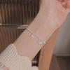 S999 Sterling Silver Butterfly Star Bracelet - Light Luxury Korean-Style Jewelry for Girls