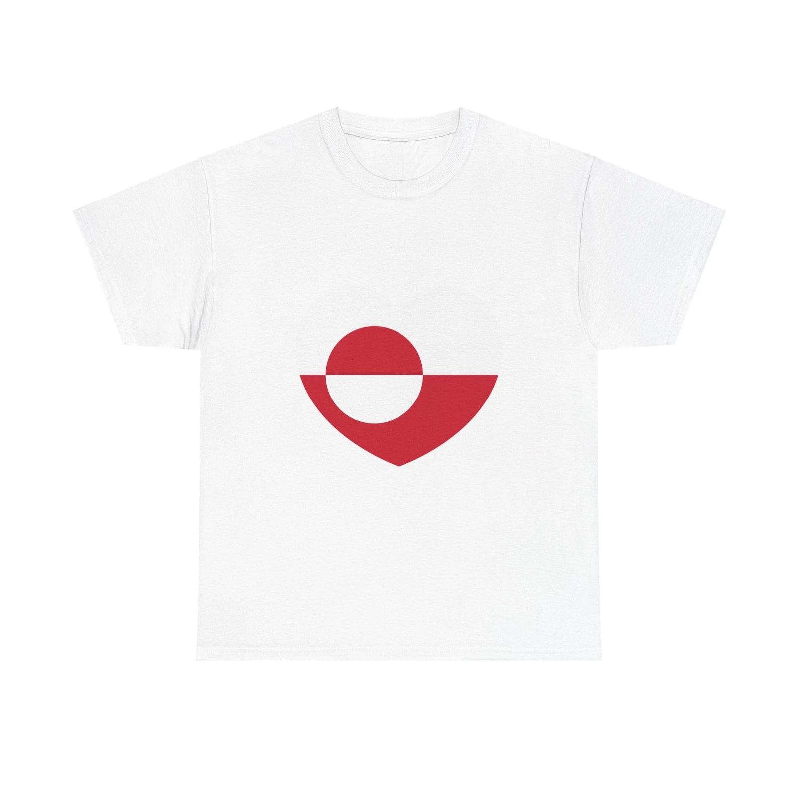 Heart Flag of Greenland - T shirt 2XL