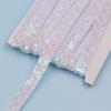 30 Meter Sequin Lace Trim 1.5cm Width Braided Band Decoration Ribbons DIY Cosplay Stage Costumes Hat Clothing Sewing Accessories