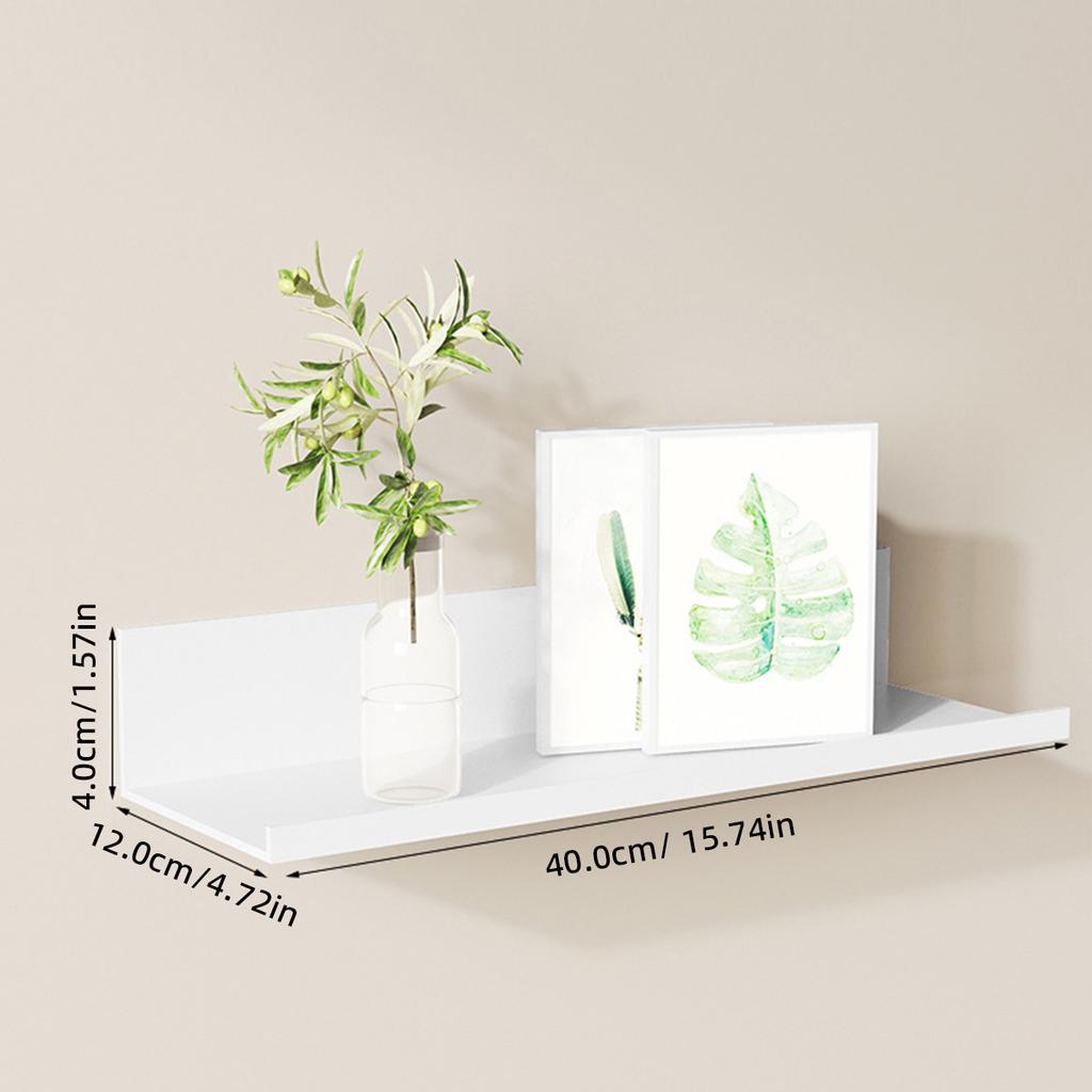 Schwebende Badezimmerregale ohne Bohren Aufbewahrungswandregal Home Organizer Ledge Hardwares Schrank Küchenzubehör Toilette