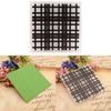 Grid Texture Embossing Folder 5x5Inch Plastic Embossing Folder Stencil for Card Making Paper Crafts and Scrapbooking