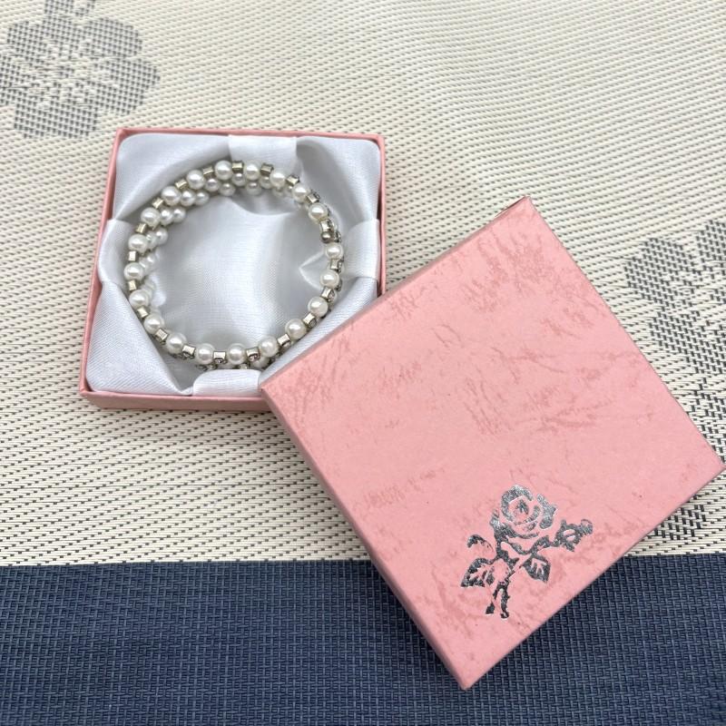 Jewelry printing bracelet box 9*9*3 jewelry packaging box gift jewelry box direct sales