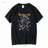 Running Wild Band Live On Stage Black T Shirt Cotton BK Vintage Washed Graphic Slightly Comfortable Stylish Casual Versatile