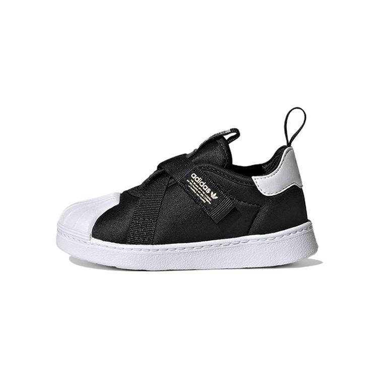 Adidas Originals SUPERSTAR 360 Устойчивые к истиранию Устойчивые к истиранию Низкие кеды для скейтбординга Черно-белые HQ6082 25.5