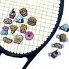 Food Series Hamburger Tennis Racket Vibration Pizza Cookie Bread Donut Shape Shock Absorber Silicone Tennis Racquet Dampener