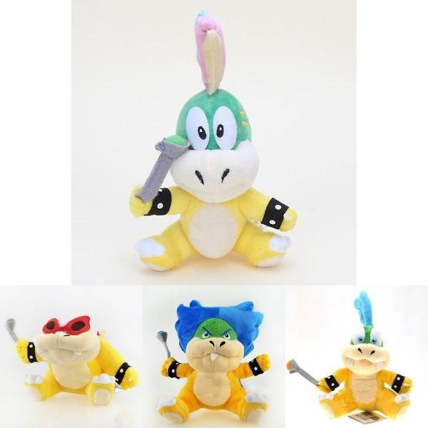Adorable Koopalings Super Mario Bros 7" Koopa Plush Toy Ideal Kids Gift Usa Seller