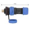 3 Pin 3 Hole Aviation Plug SP17 IP68 Waterproof Connector Panel Mount Dust Proof Cap Electrical Power Adapter Industrial Power
