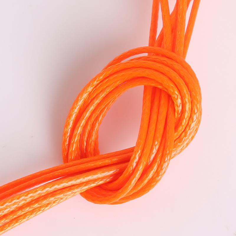 Korean Waxed Rope for DIY Jewelry - 1-2mm Colorful Necklace & Bracelet Cord