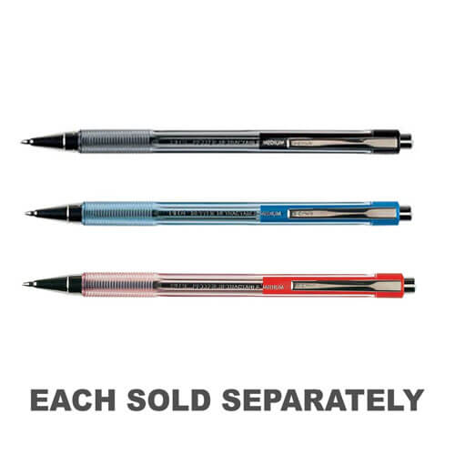 Pilot BP-145 Střední Zasouvací Kuličkové Pero 12ks