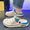 Sommer Herren Clogs Rutschfest Dicksohlige Freizeitschuhe Oberbekleidung Strand Weichsohlige Baotou Hausschuhe Herren Hausschuhe Sandalen
