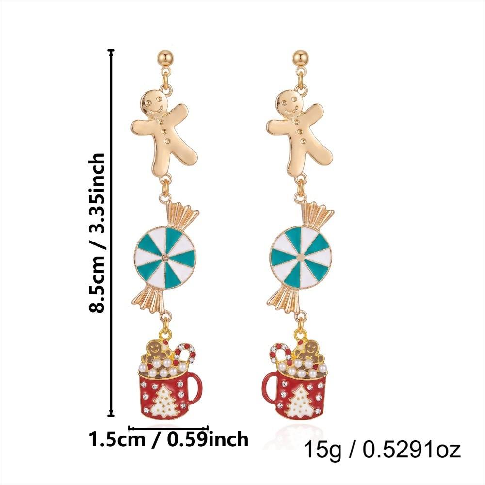 Star Women Christmas Tree Earrings Snowflake Holiday Earrings Holiday Celebration