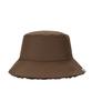 Bajal Va Square Label Reversible Bucket Hat Brown