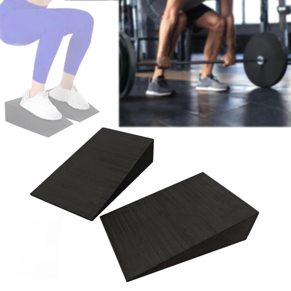 Block Heel Raise Incline Board Calf Support Made of EVA Material with Grippy Surface for Gymnastics