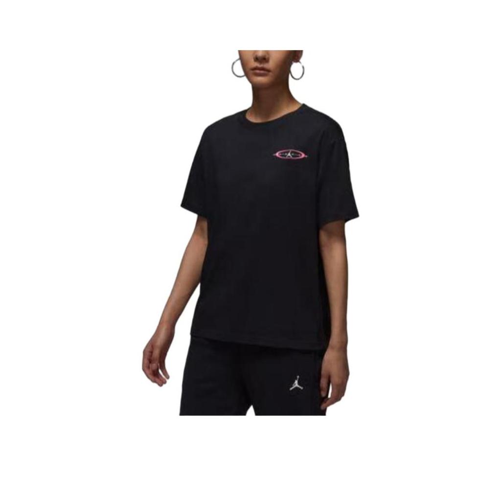 Jordan Casual Comfortable Breathable Versatile Short Sleeve T-Shirt Women Tops HV0195-010