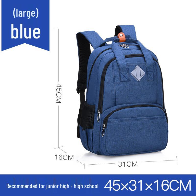 

Unisex Decompression Oxford School Backpack Medium (Grades 1-6/Middle School)
