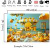 Summer Backdrop Photography Yellow Orange Fruit Store Photo Baby Shower Background Cloth Decoration Newborn Kids Party Backdrops