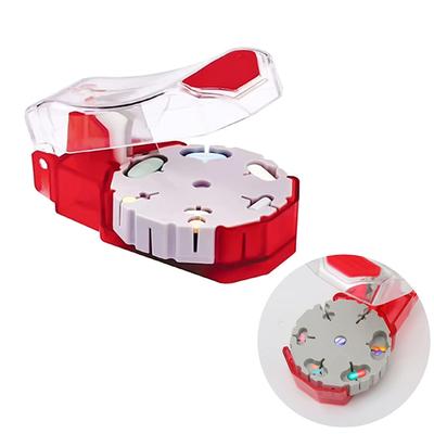 1 Stück tragbarer Medizin Pillen Tabletten Schneider Teiler Etui Aufbewahrungsbox Zerkleinerer Trennwand Medizin Pillen Halter Etui