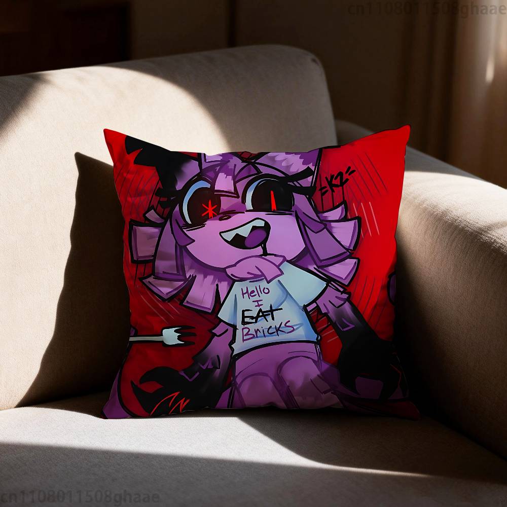 Y-Yatta Anime Kuddfodral Soffa Vardagsrum Sovrum Sänggavel Ryggstöd Kudde Fyrkantig Kudde Vilotid