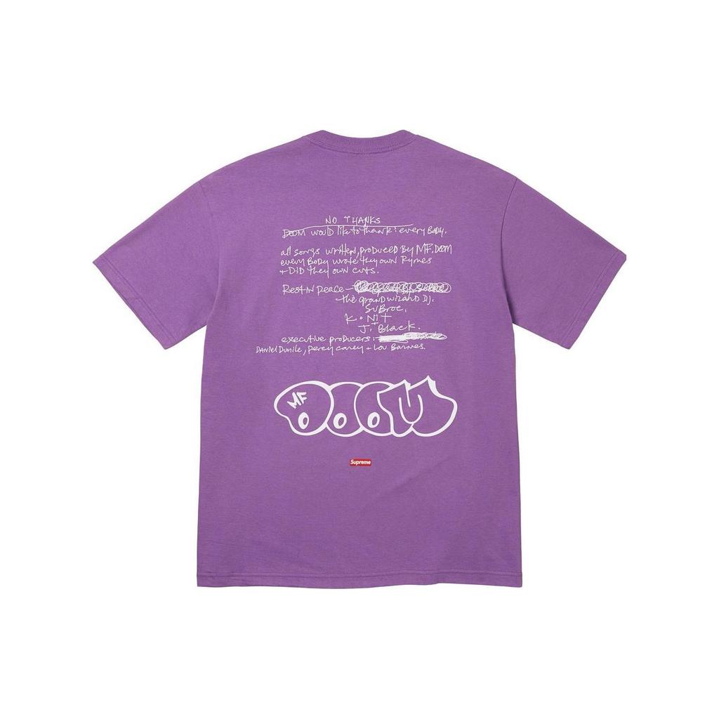 Supreme X MF Doom FW23 Week3 MF T-shirt 'White' Men's SUP-FW23-077