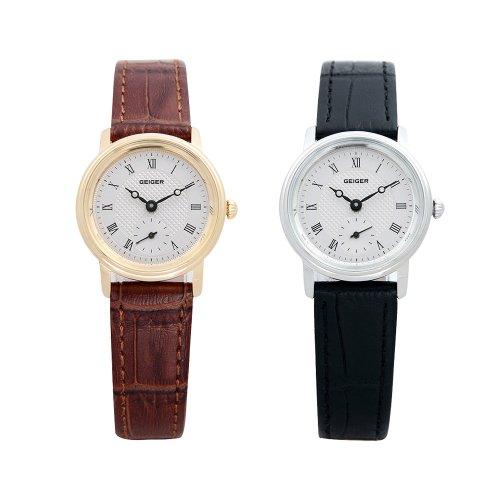 

[GEIGER] GEIGER Women s Leather Watch GE1137_L GE1137WTBK_L