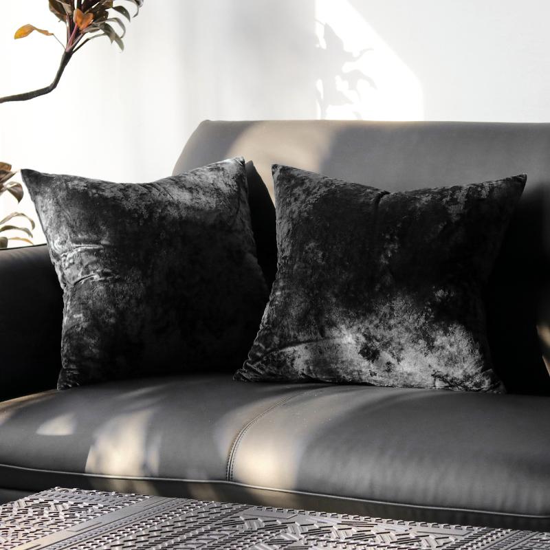 Plus Square 70×70cm Golden Velvet Pillow Cover Luxury Soft Sofa Bed Living Room Pillow Case Home Bed 50x70cm Pillow Covers New