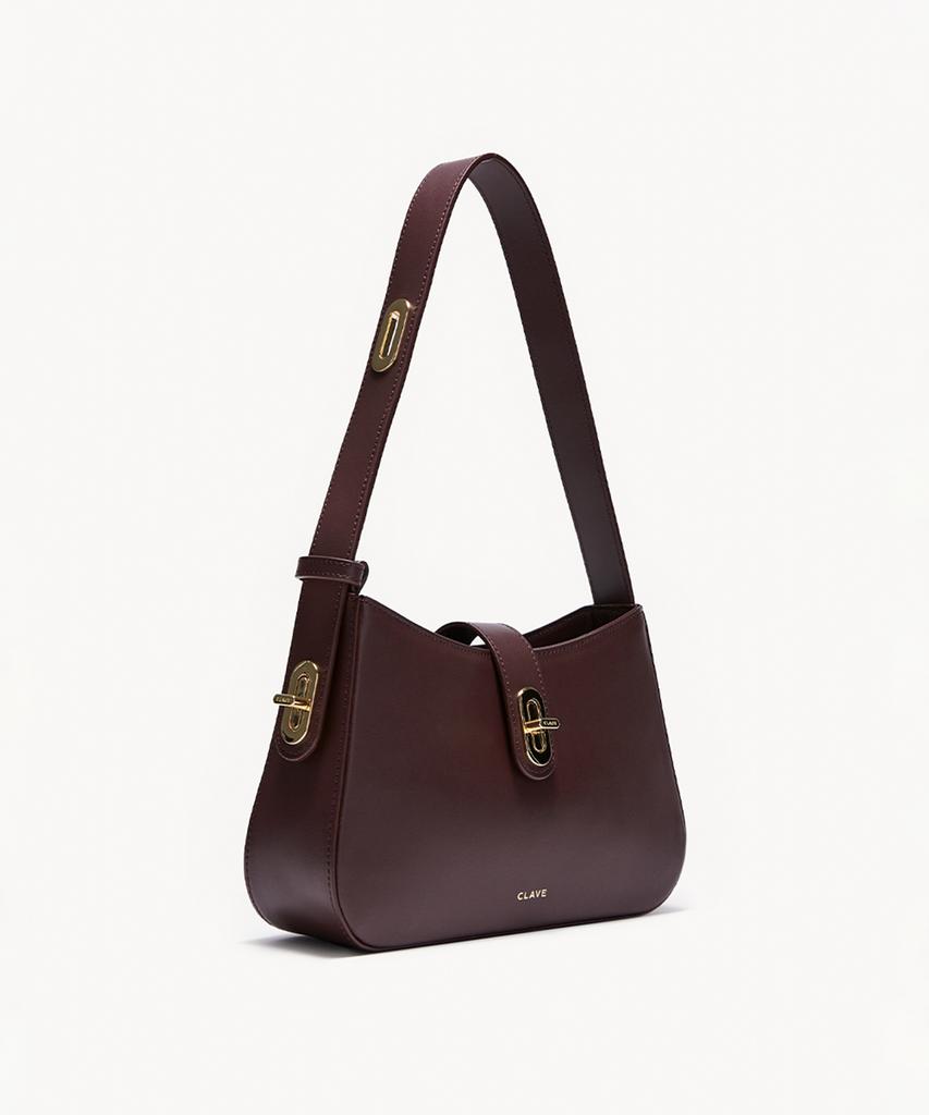 Clave Esther Burgundy Shoulder Bag