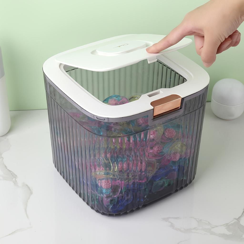 Laundry Pods Container For Laundry Room Organization Decor, Laundry Powder Container for Laundry Organization Laundry Pod Holder