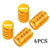 4pcs Car Wheel Tire Valve Caps Tyre Stem Covers Airdust Waterproof For Skoda VIRS Octavia Kamiq Kodiaq Karoq RS Superb Fabia