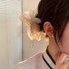 Moño de Flor para el Cabello con Perlas para Mujer Diseño Floral Retro Palillos para el Cabello con Borla de Perla para Mujeres, Niñas y Salón de Peluquería