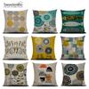 Sweetenlife Lower Home Decoration Pillow Rustic Style Cushion Cover 50*50Cm Sofa Cushions Floral Print Throw Pillow Case Cover