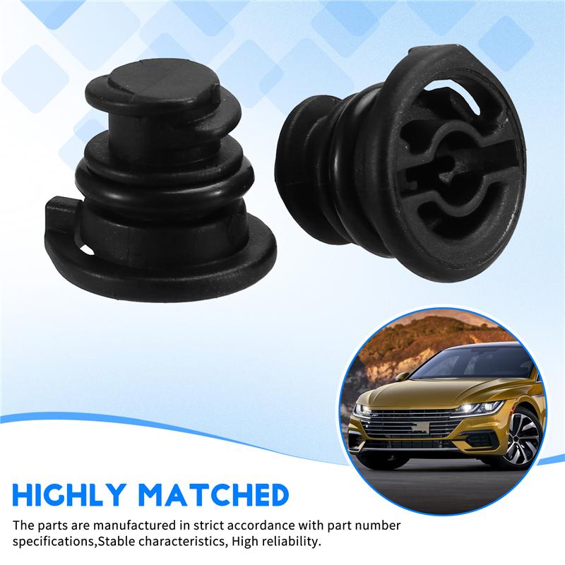 

10Pcs Car Engine Oil Drain Plug Gasket 06L103801 For VW EA888 Engine Oil Pan Drain Plug Accessories чёрный