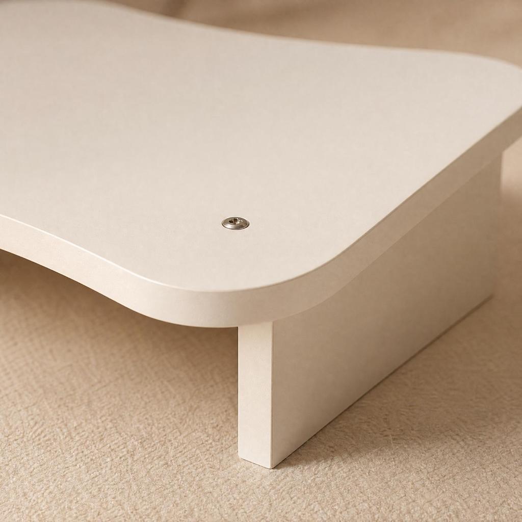 Office Footrest Stool LowProfile Freestanding Supportive Slanted Desk Foot Rest for