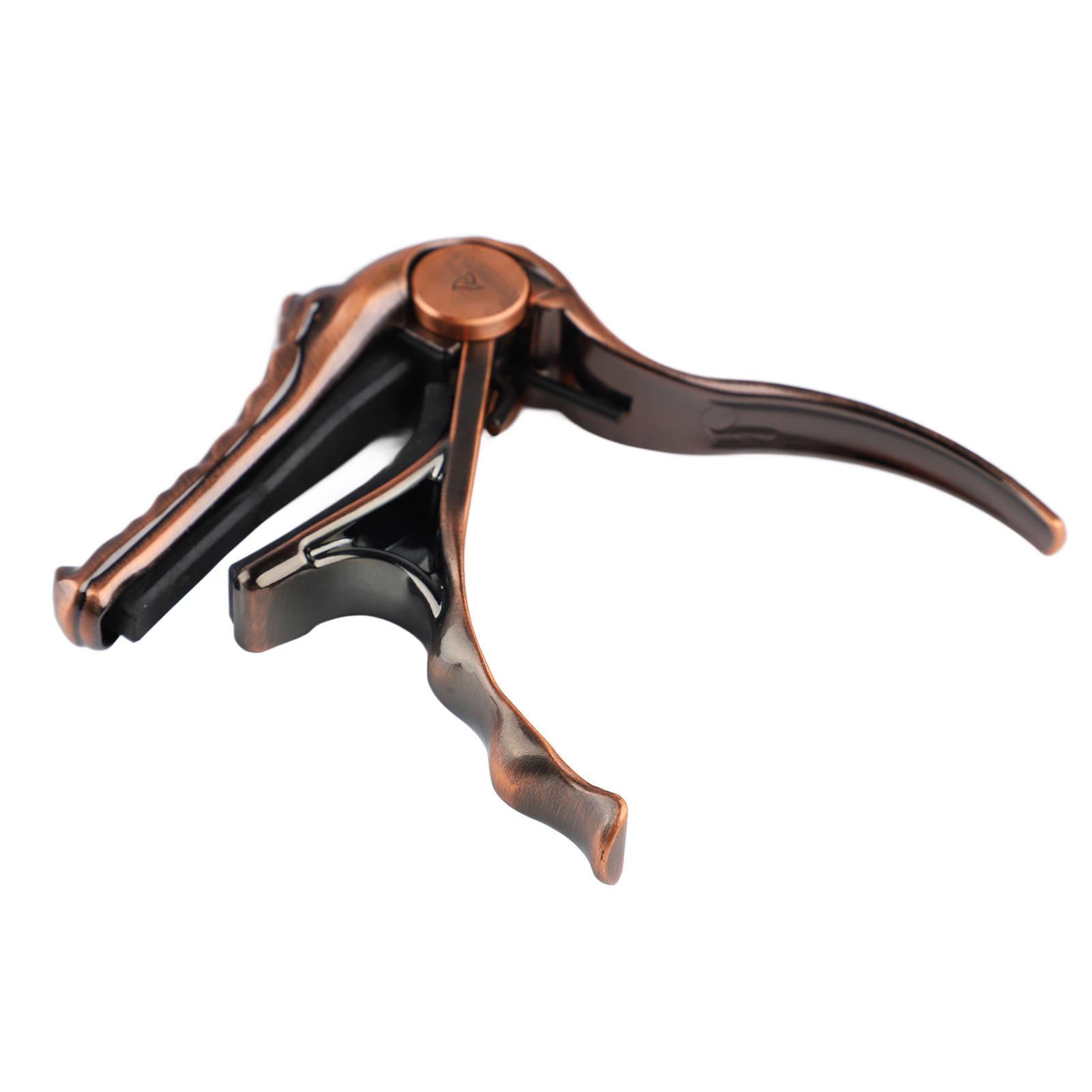 

Guitar Capo Zinc Alloy Bronze Aerodynamic Structure Electric Acoustic Guitar Capo