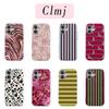 Luksusowe etui Clmj Offline na telefon iPhone 17 17e 16e 16 15 14 13 12 11 X XS XR XSMAX 8 Air Pro Max Plus Dwustronne etui ochronne