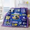 Volleyball444 Personalized Text Blanket Lightweight Customizable Blanket Durable Comfort Versatile for Office Chair Sofa Bed Bedding