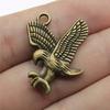 5pcs Big Bird Pendant Charms Antique Silver Color Pendants Making DIY Handmade Tibetan Finding Jewelry