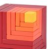 Wood Building Blocks Educational Bricks Montessori Developing Brain Teaser Toy