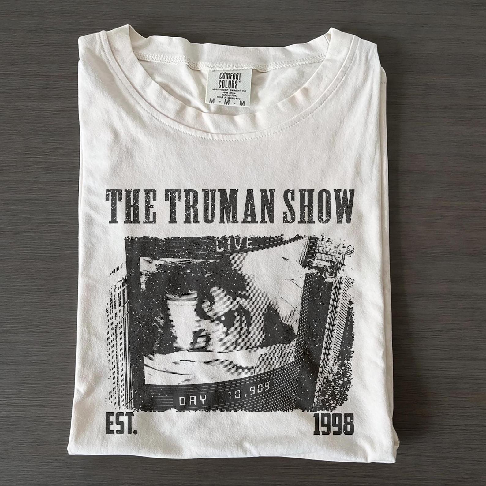 The Truman Show Movie T shirt, Comfort Colors Vintage Style Tee, Gift for Him S