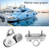 Steel Boat Fast Entry Cams Cleat With Leading Rings Bearing Rope Clamp Pilates Equipment Boat Cleats Kayak Marine