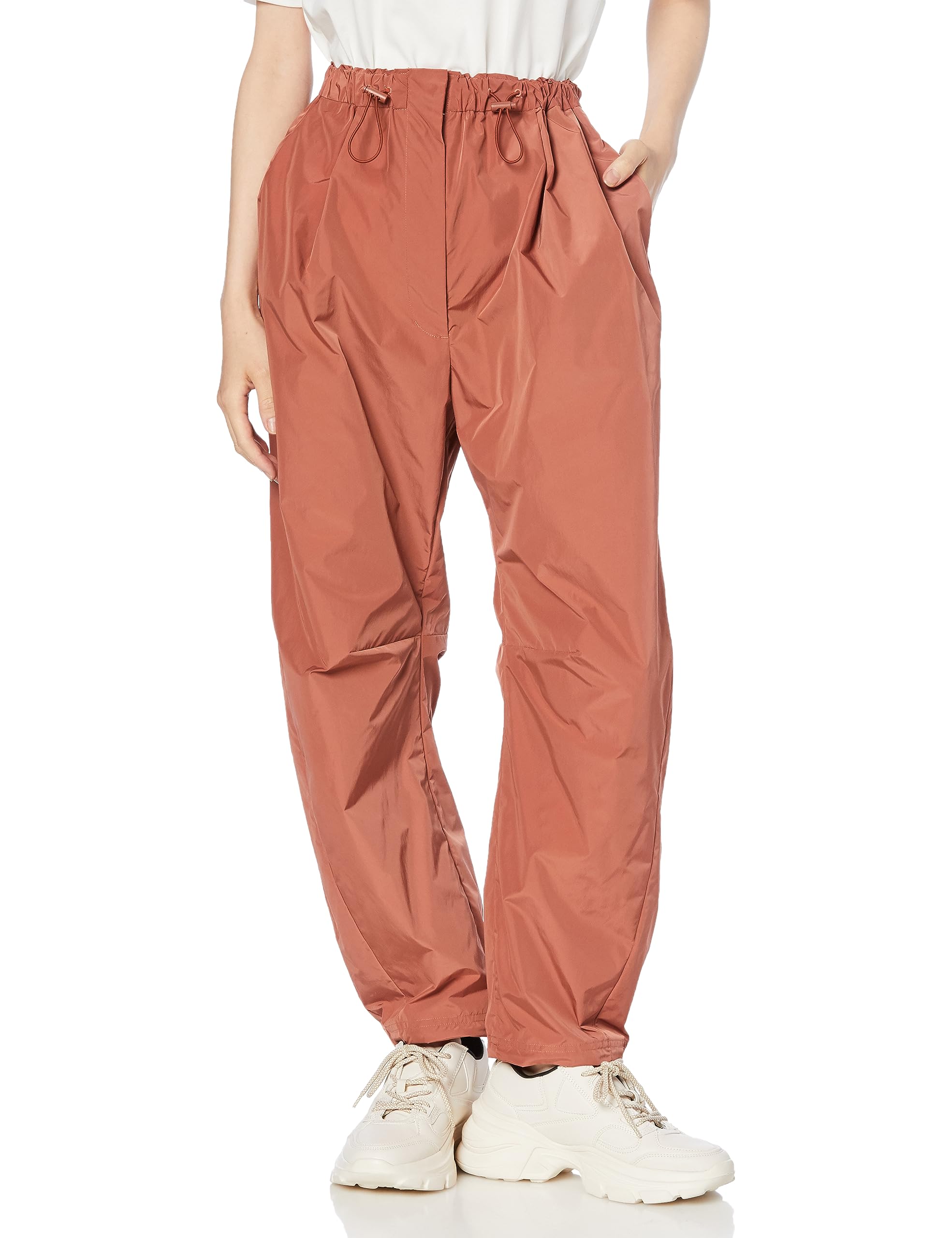 

Emi Elastic Waist Parachute Pants Women s Water-Repellent (13WFP234035, BRW)