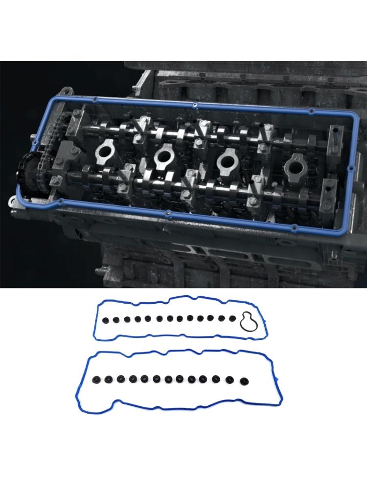 Ventildeckeldichtungssatz mit Ösen für 1999-2003 Dodge-V8 4.7L VIN-CODE J N SOHC VS50521R MA-4216904767 Autozubehör